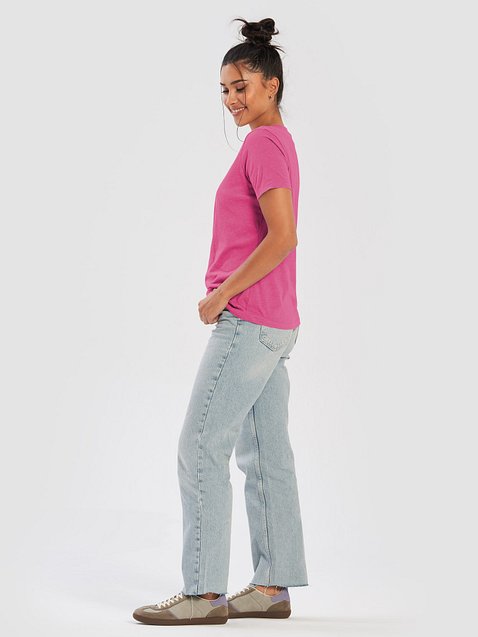 Photo showing Bella+Canvas Women's Relaxed V-Neck T-Shirt 