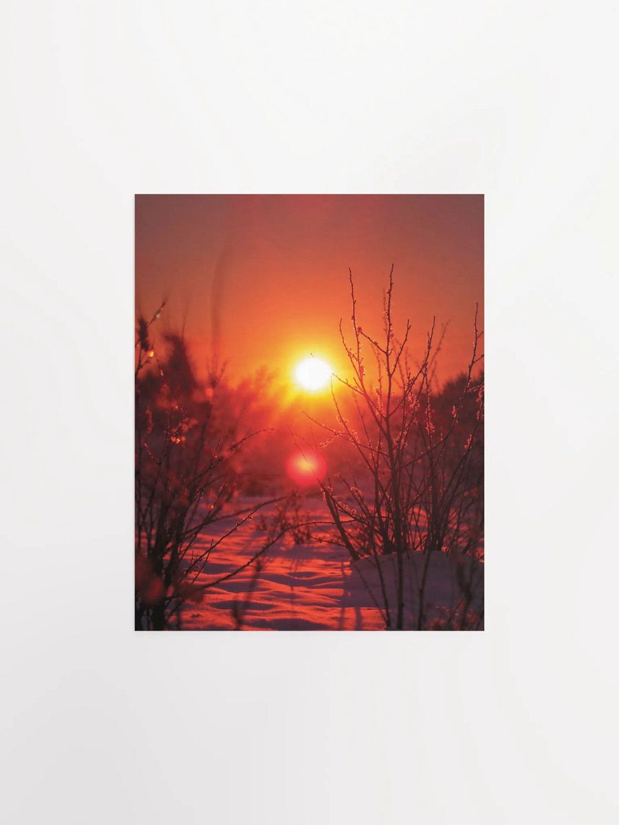 Winter Glow Matte Poster product image (27)