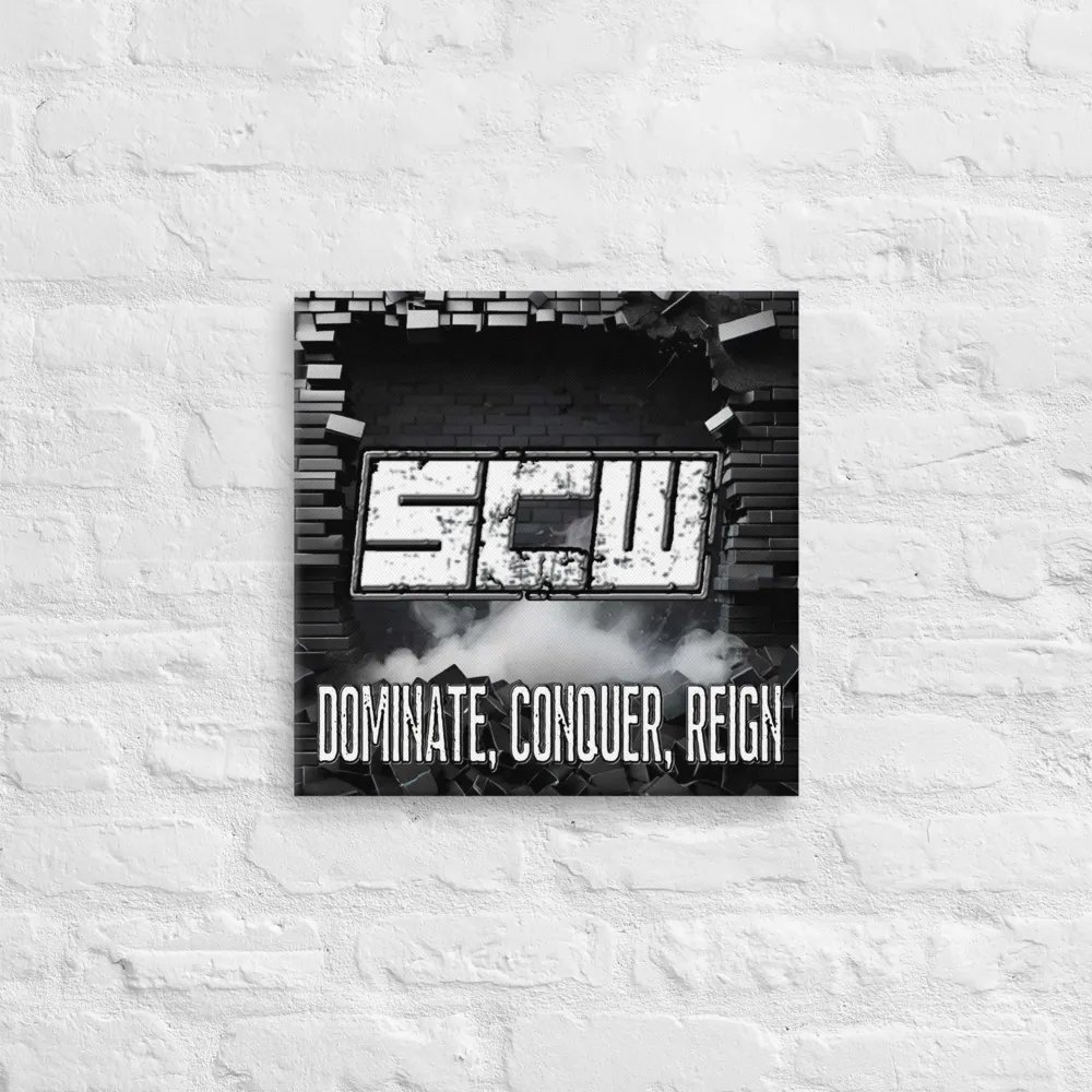 SCW Logo and Mantra Canvas Poster product image (12)