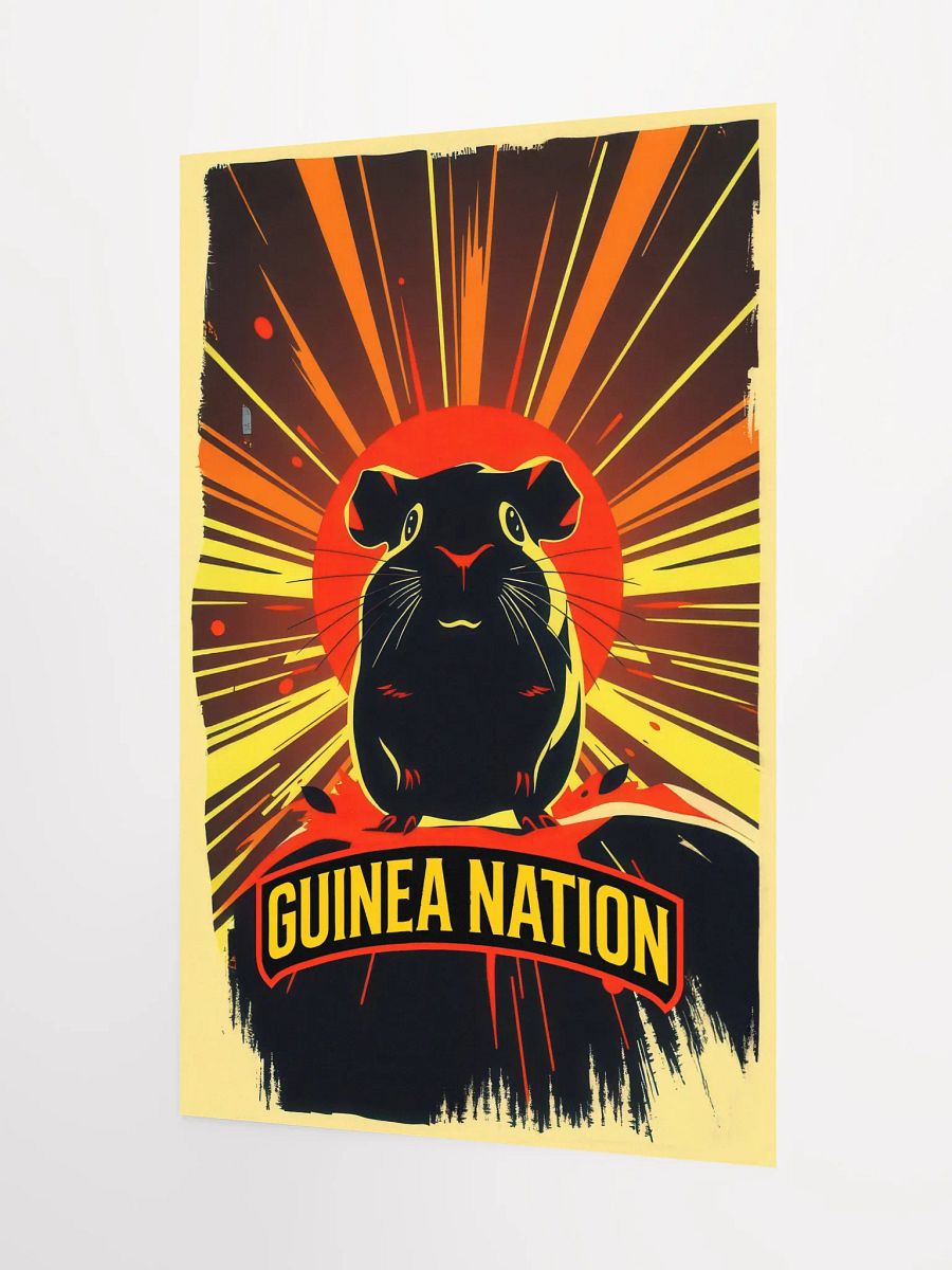 GUINEA NATION Vibrant Pop Art Matte Poster product image (3)