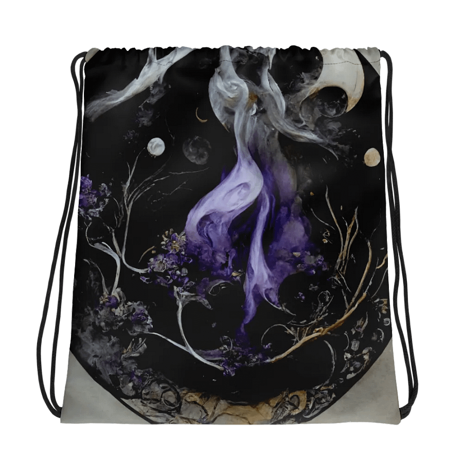 Mystic Moonlit Dreams Drawstring Bag product image (1)