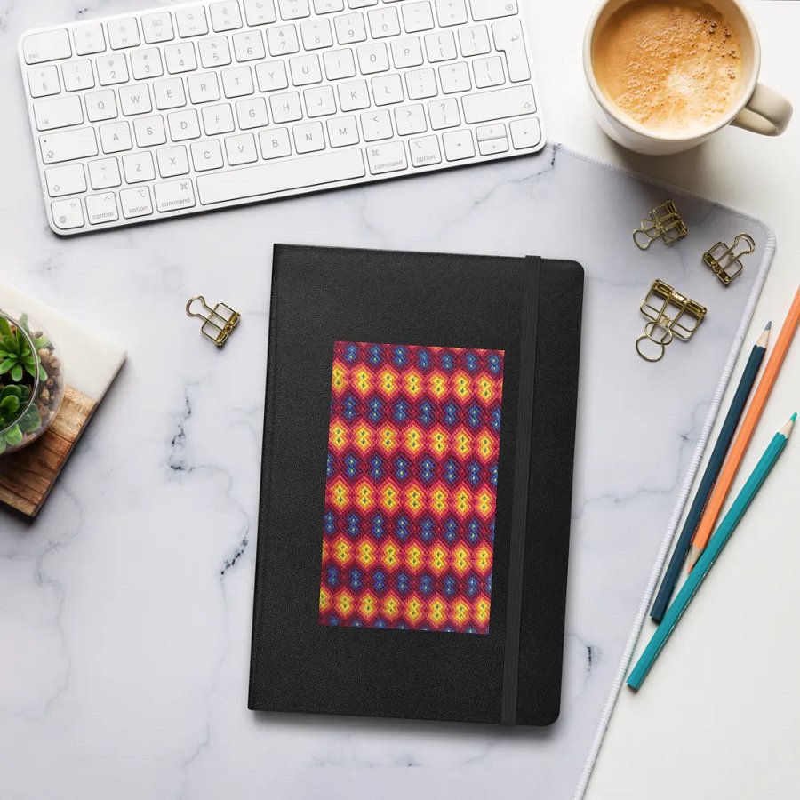 Red & Blue Diamond Hardcover Notebook product image (16)
