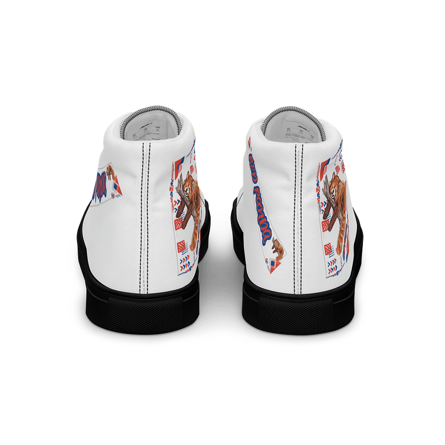 "Zzz" RED PANDAHigh Top Canvas Shoes product image (4)