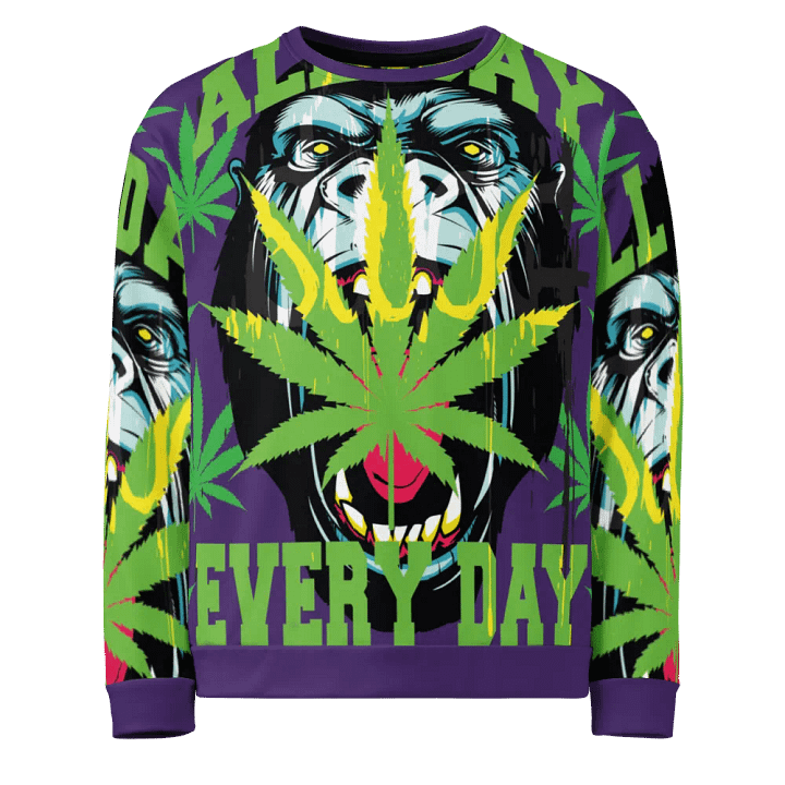 Gorilla Warfare - PURPLE | All-Day Unisex Sweatshirt product image (1)