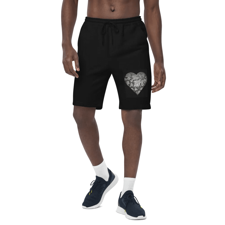 Nashīnasu - Men's Light Particles Heart Fleece Shorts product image (5)