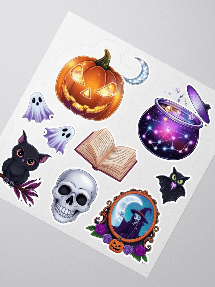 Spooky Halloween Kiss Cut Stickers Set product image (6)