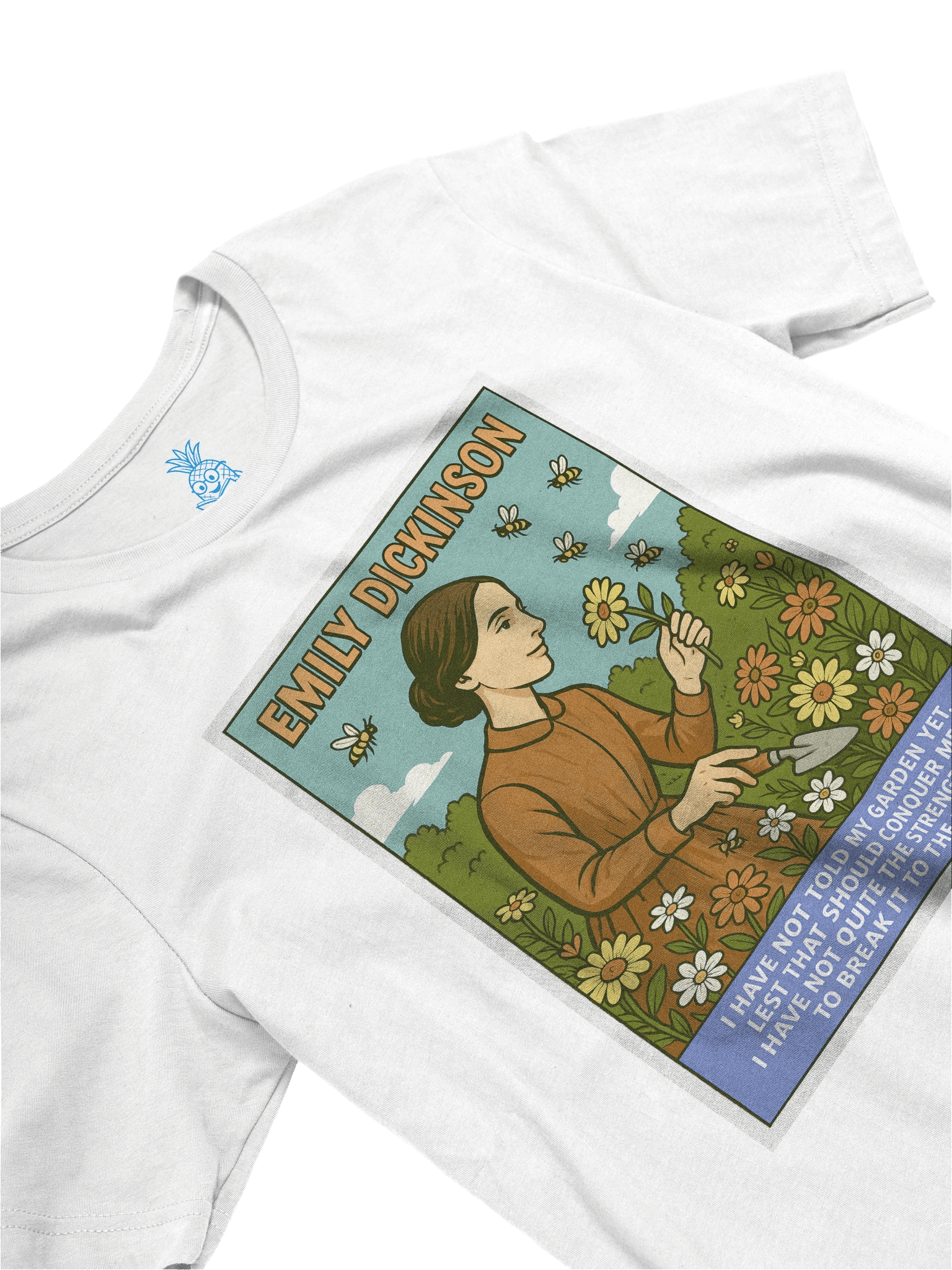 Emily Dickinson Poetry "I Have Not Told My Garden Yet" Unisex T-Shirt product image (3)
