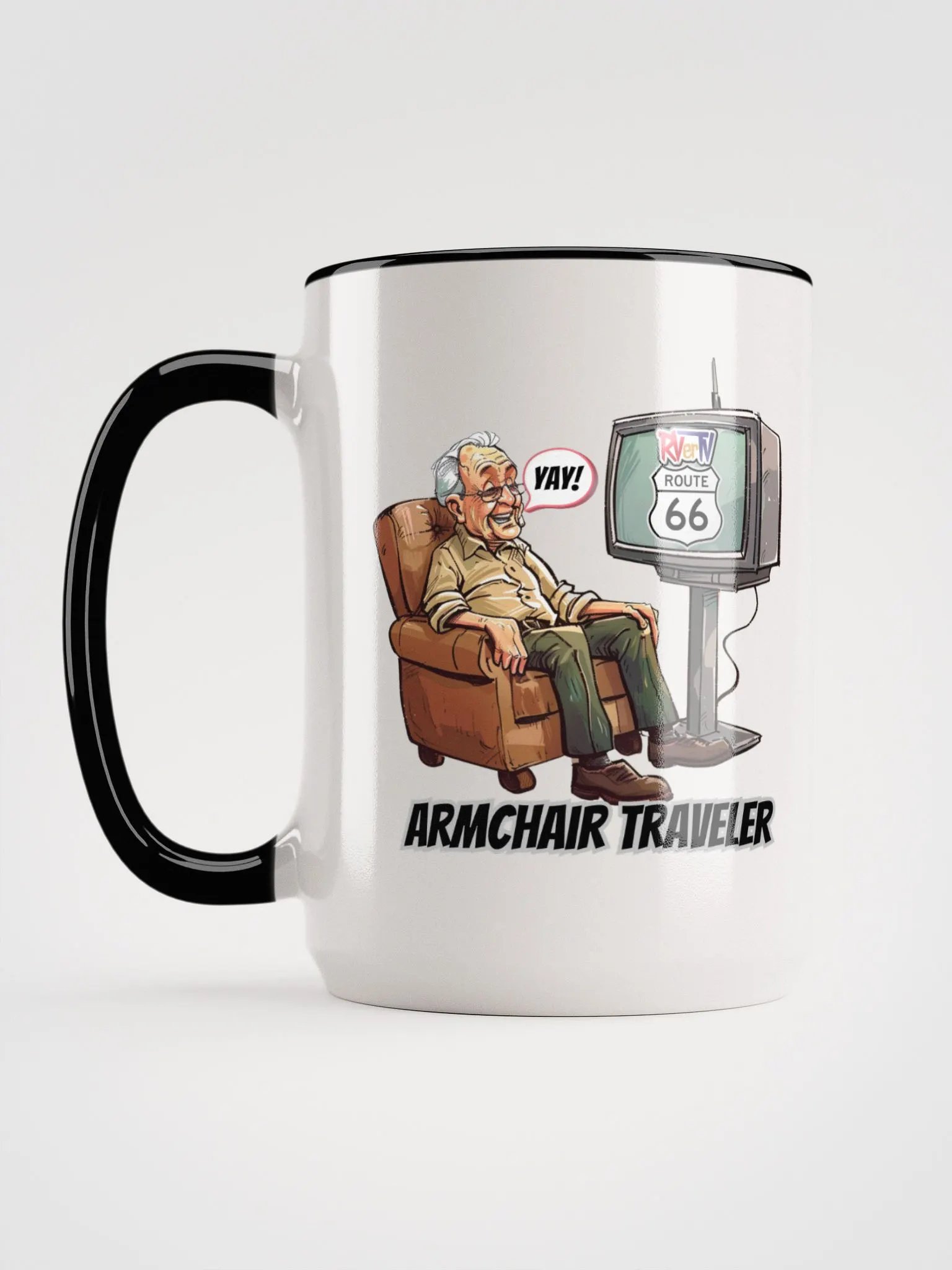 Armchair Traveler Grandpa - Coffee Mug product image (3)