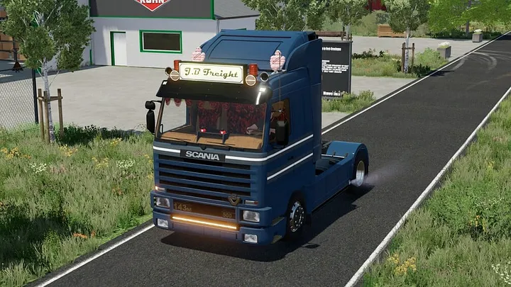 [FS22] Scania 143M V8 J.B Freight product image (1)