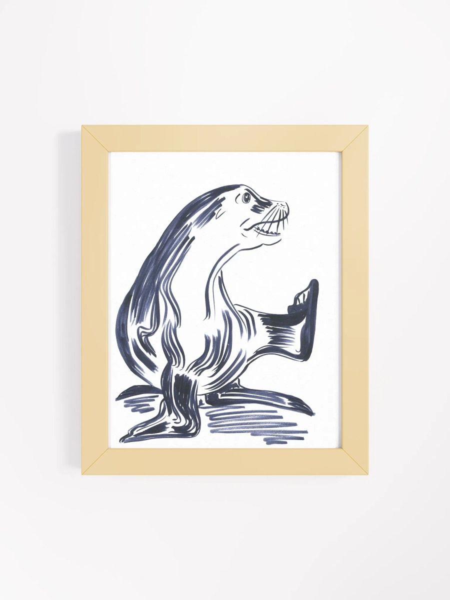 Happy Seal Framed Print product image (32)