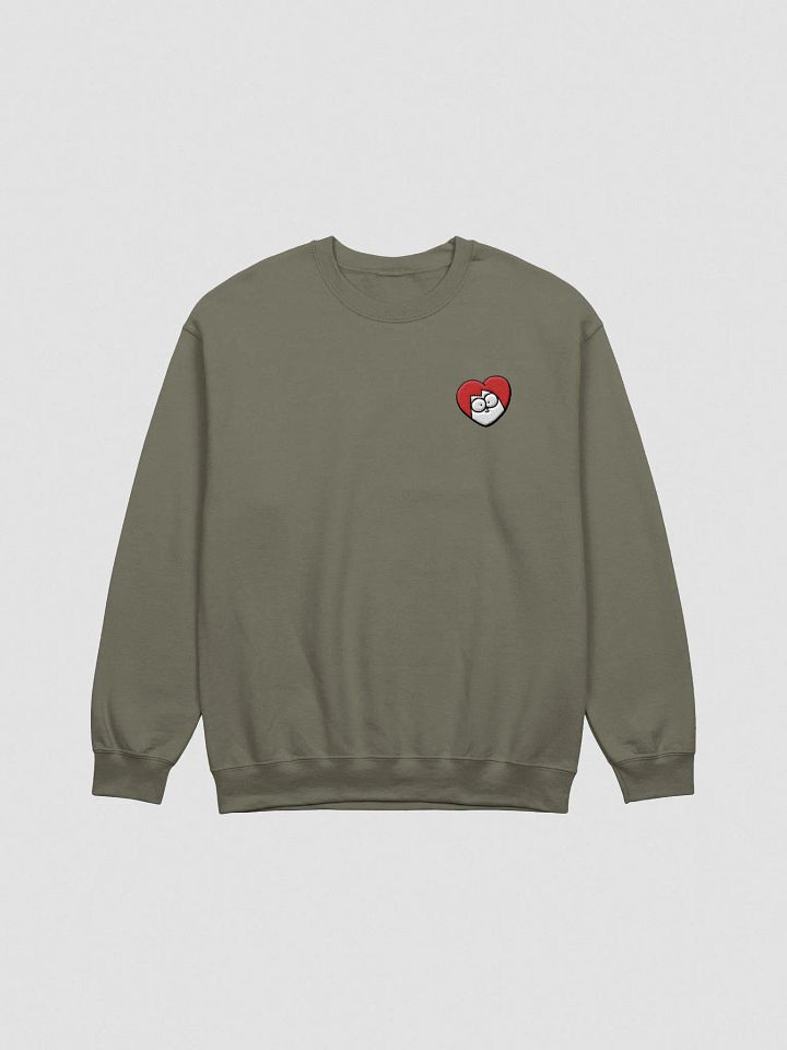 Embroidered Heart Sweatshirt product image (2)