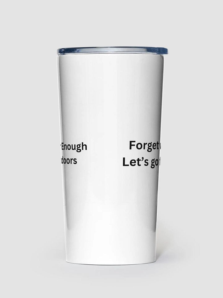 Let's Go Fishing 20oz Stainless Steel Tumbler product image (1)