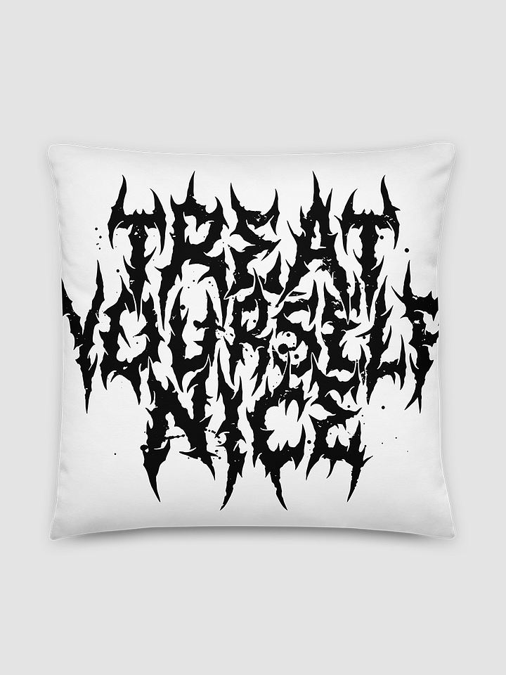 Treat Yourself Nice Logo Pillow product image (1)