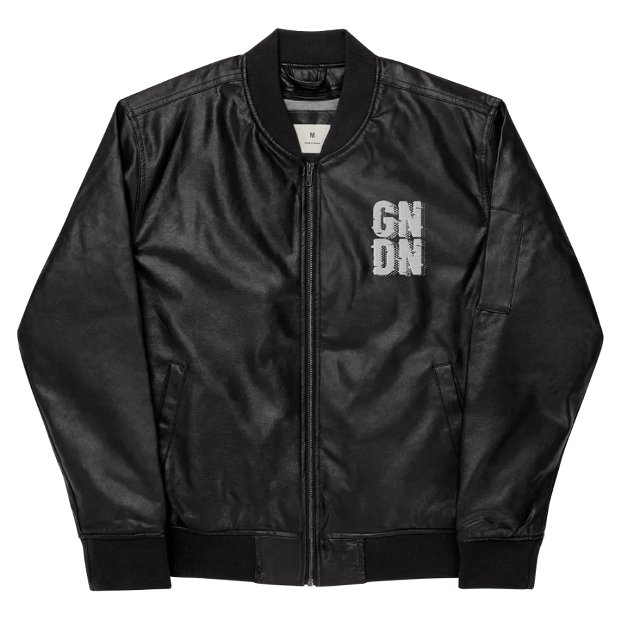 GNDN Leather Bomber Jacket product image (8)