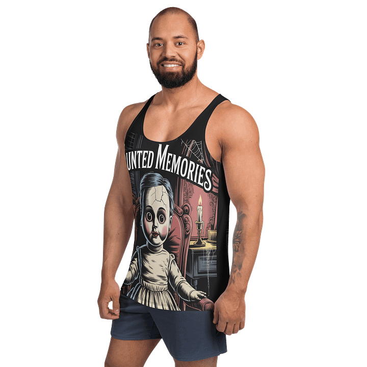 Midnight Veil Designs Gothic Haunted Memories Tank Top - Unisex All-Over Print product image (2)