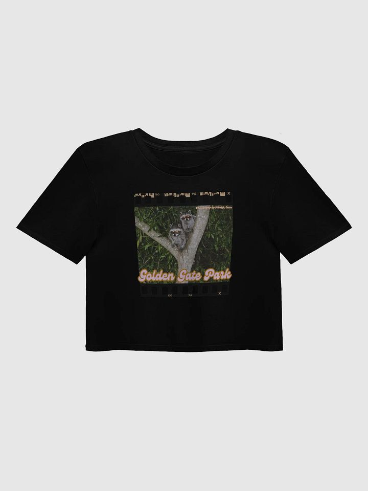 Golden Gate Park Raccoons Crop Top product image (1)