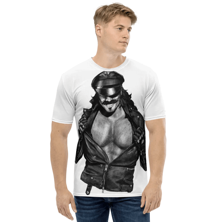 Leather Outlaw white tee product image (1)