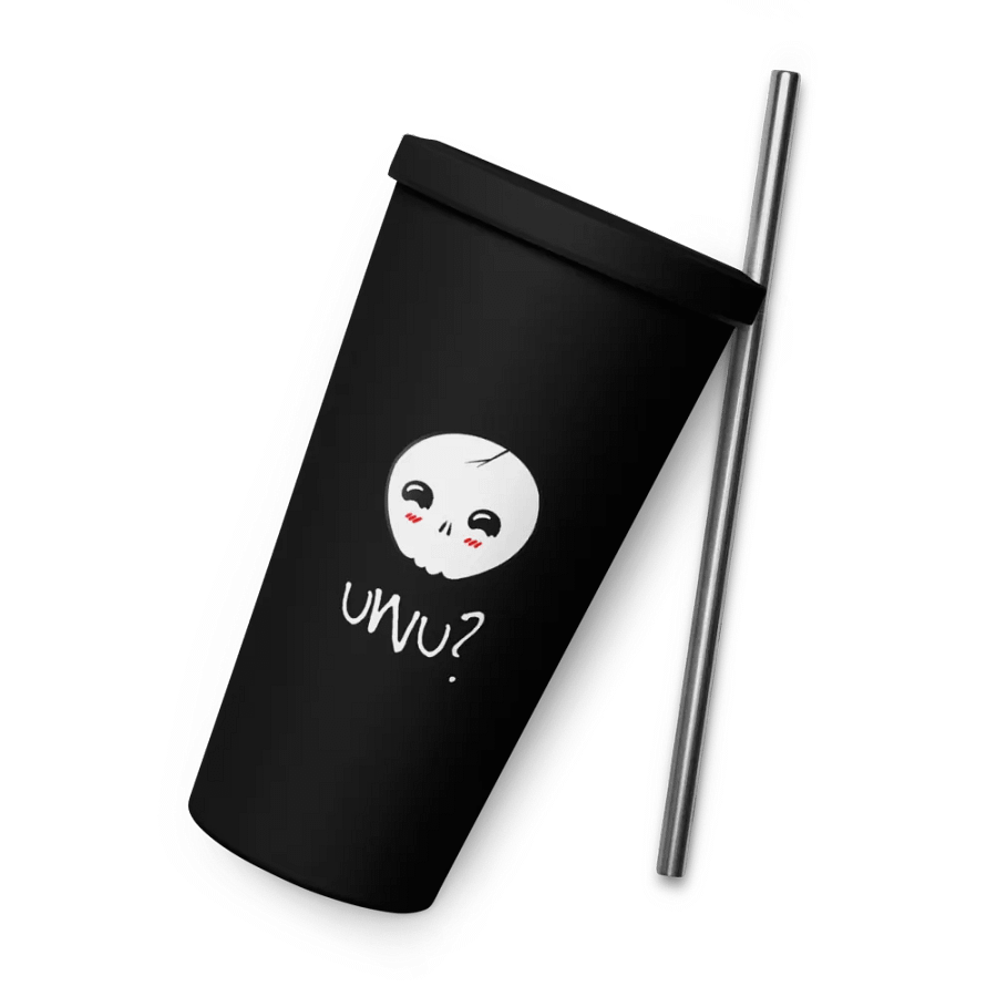 uWu Skull || Insulated Tumbler || 20 oz || Black product image (6)