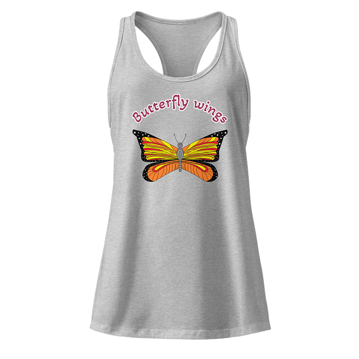Vibrant Butterfly Wings Racerback Tank product image (5)
