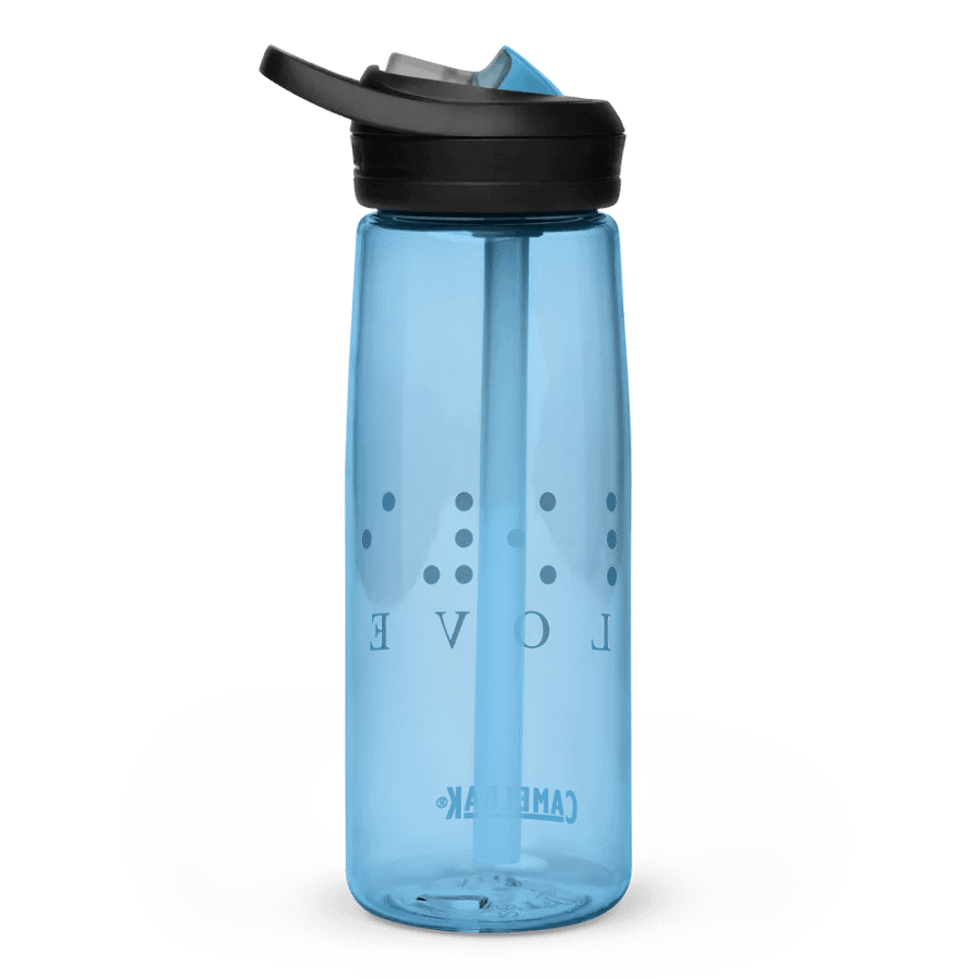 "Blind Love" Braille Water Bottle product image (4)