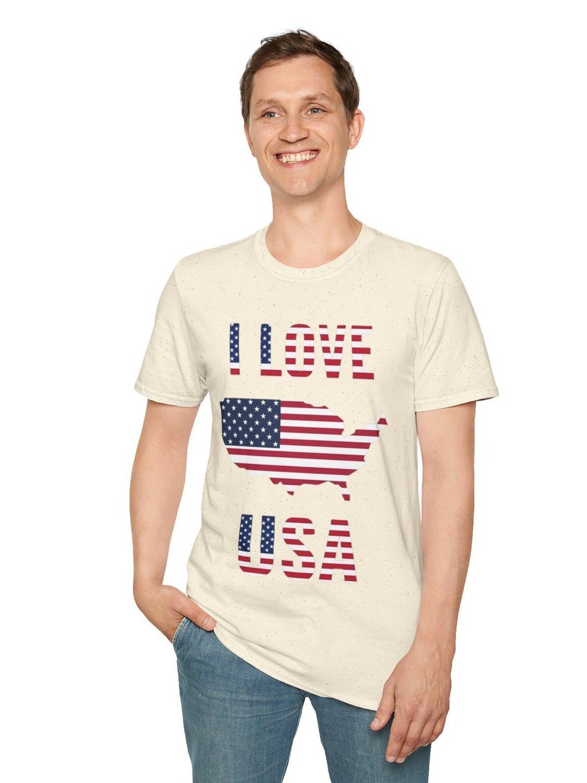 Patriotic Love Map T-Shirt product image (64)