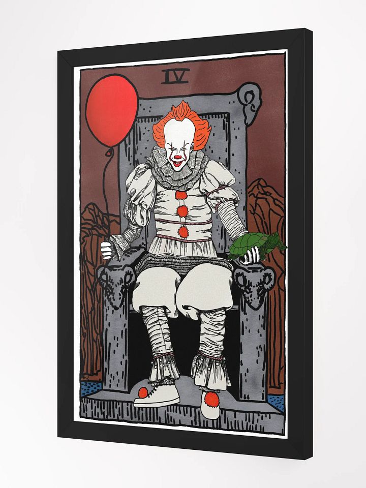 New Pennywise Emperor Tarot Card Framed Print product image (2)