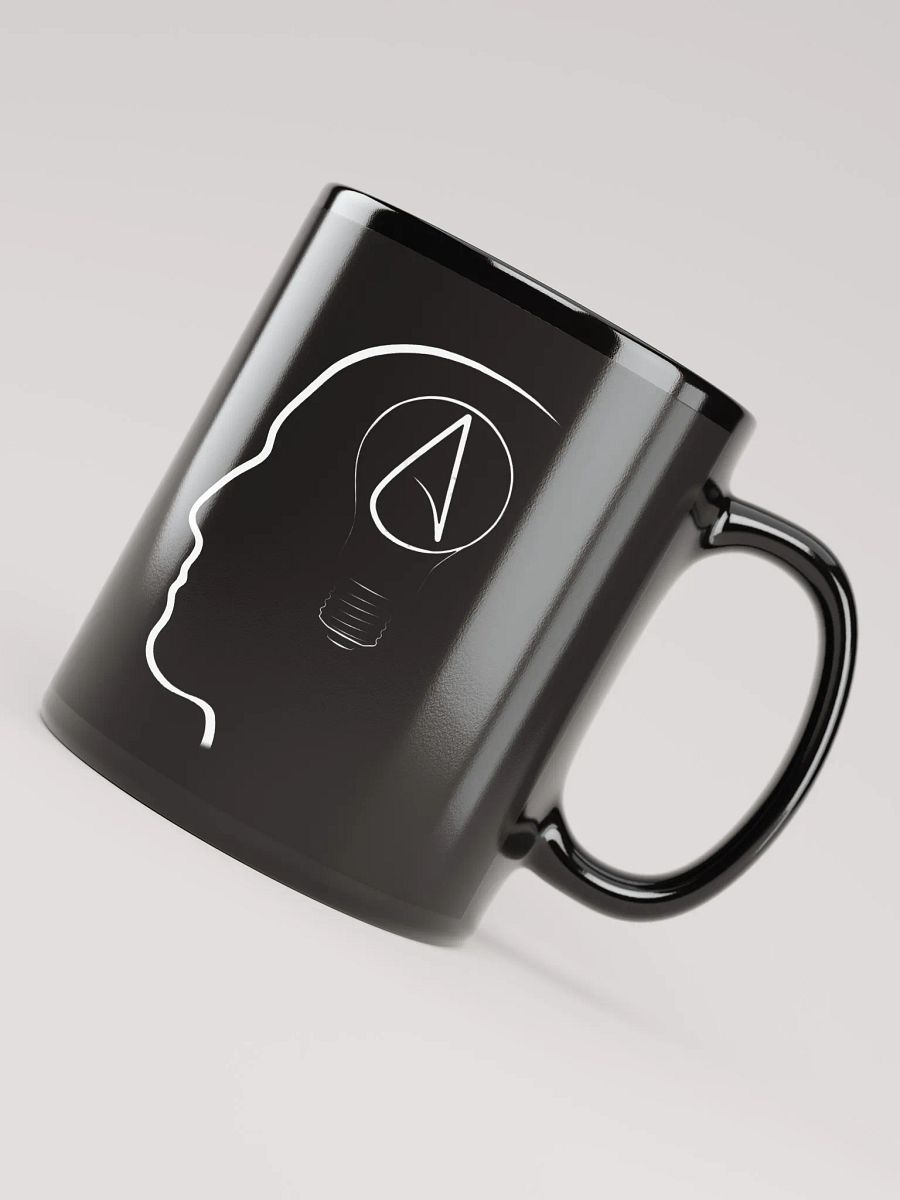 The Thinking Atheist logo mug (black) product image (4)