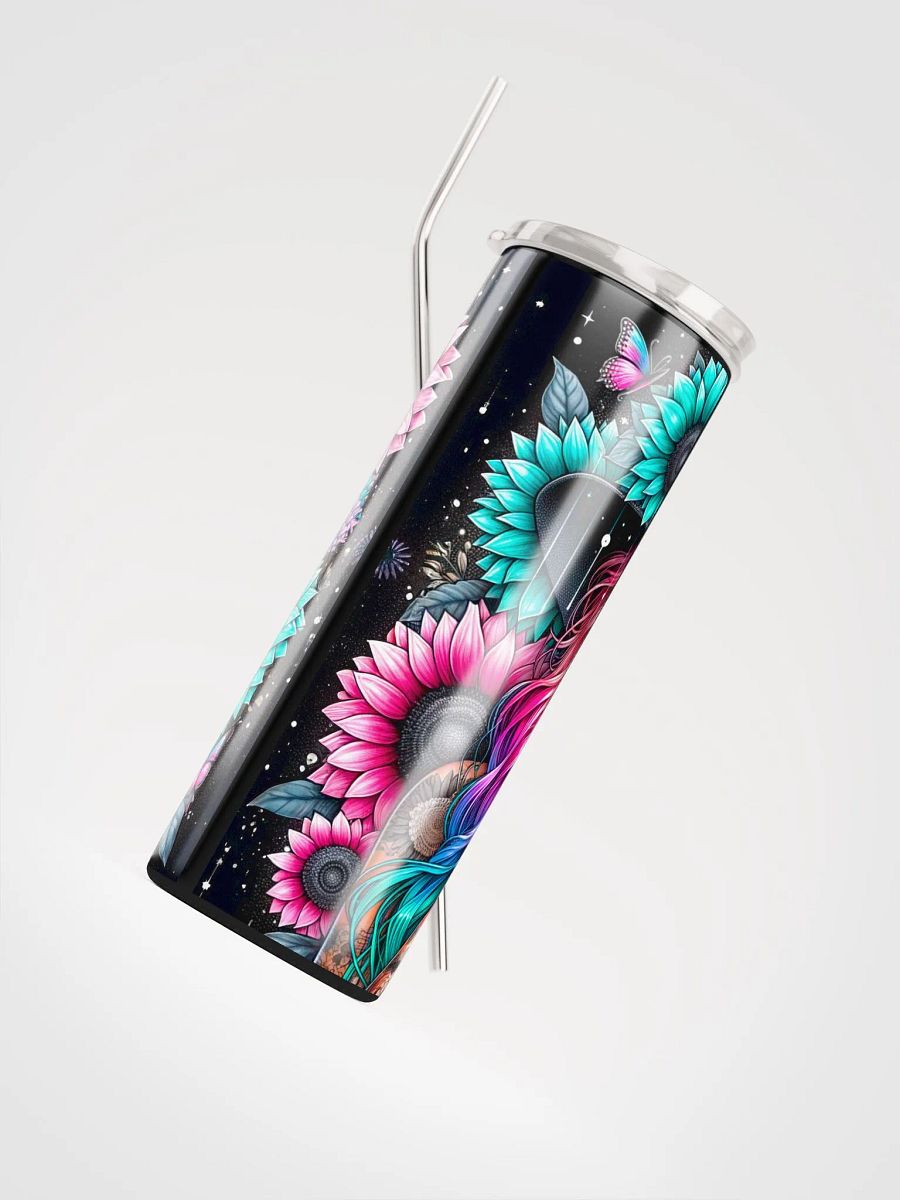 Just A Girl Who Loves Iced Tea Floral Fantasy Stainless Steel Tumbler product image (7)