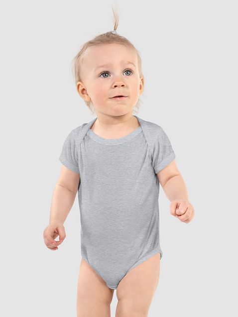 Photo showing Rabbit Skins Baby Short Sleeve Bodysuit