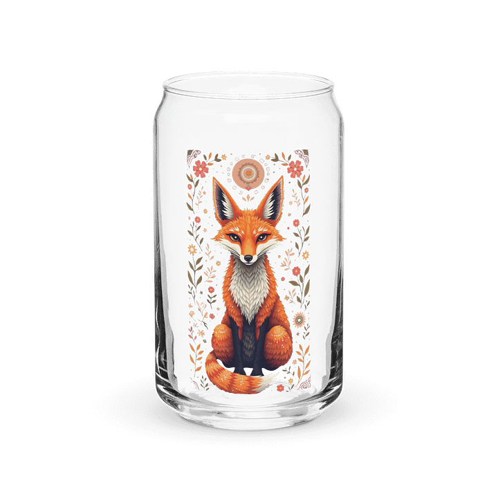 Whimsical Fox Can-Shaped Glass product image (2)