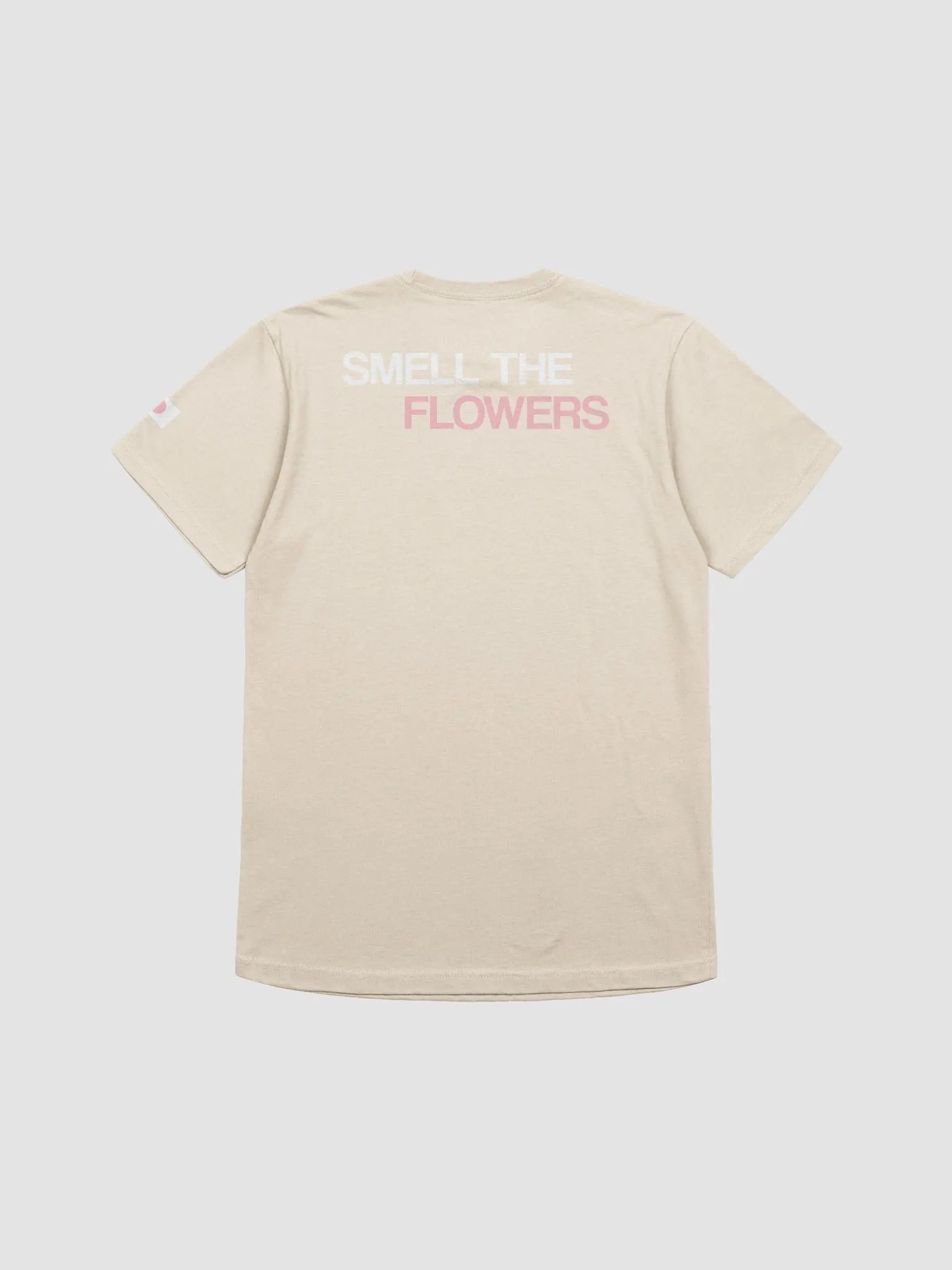 SMELL THE FLOWERS WORDMARK TEE product image (2)