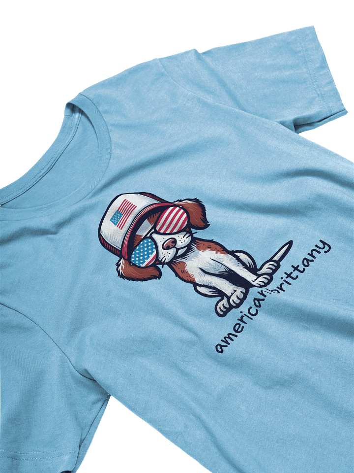 Patriotic American Brittany T-Shirt product image (2)