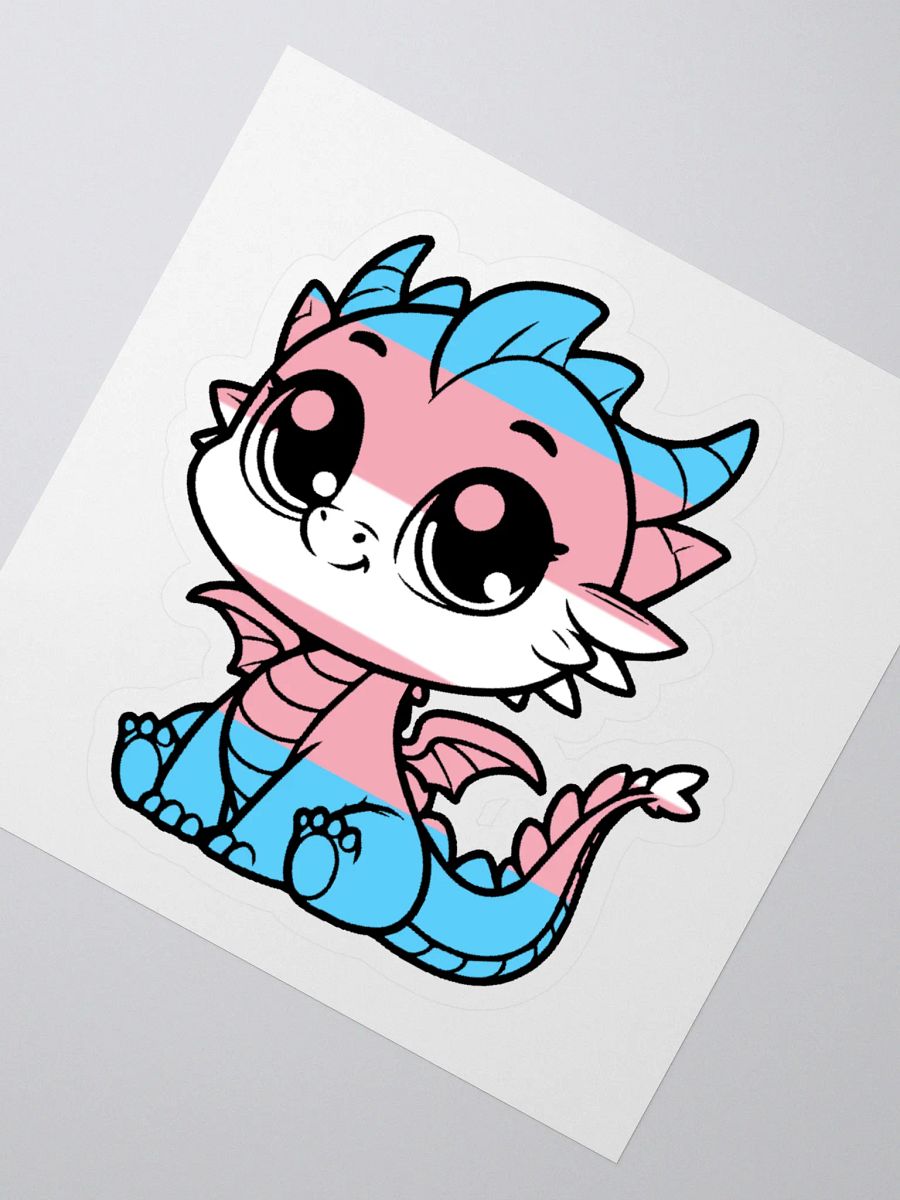 Transgender Pride Dragon Sticker product image (2)