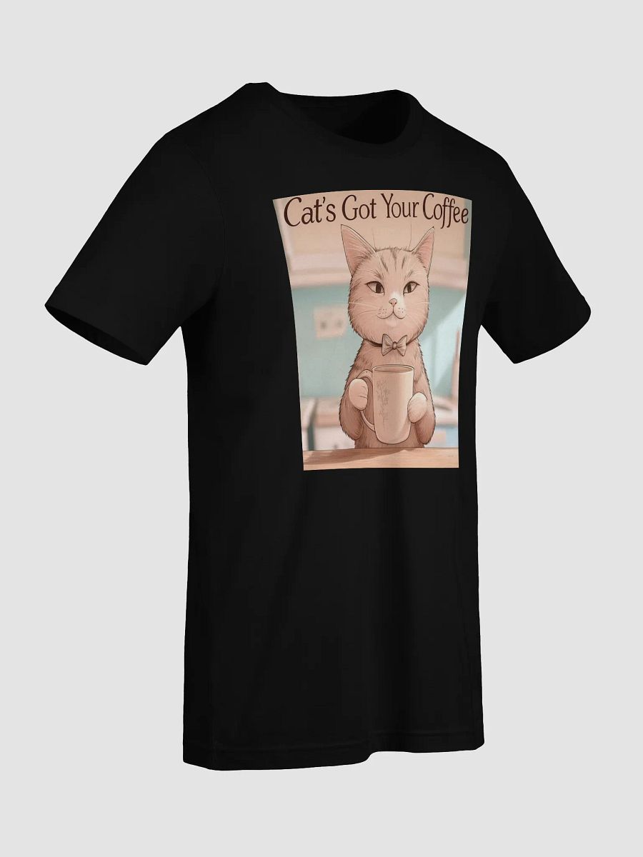 Cat Coffee Charm T-Shirt product image (36)