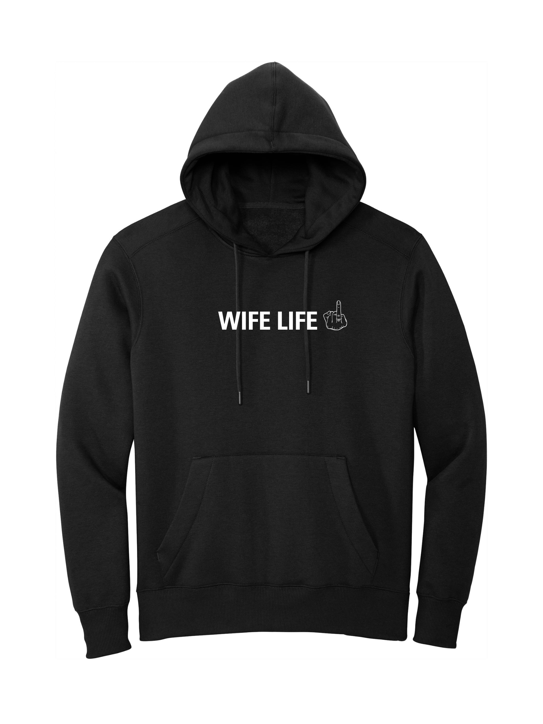 Wife Life Silicone Letters Hoodie product image (1)