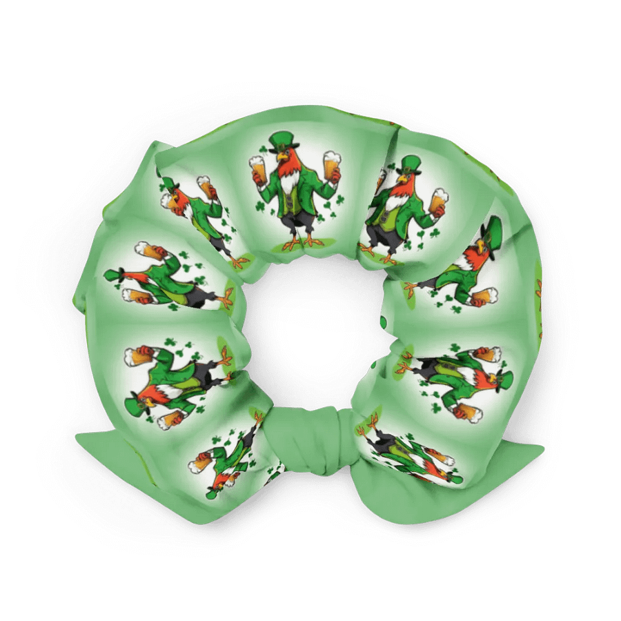 Green Rooster All-Over Print Scrunchie product image (2)