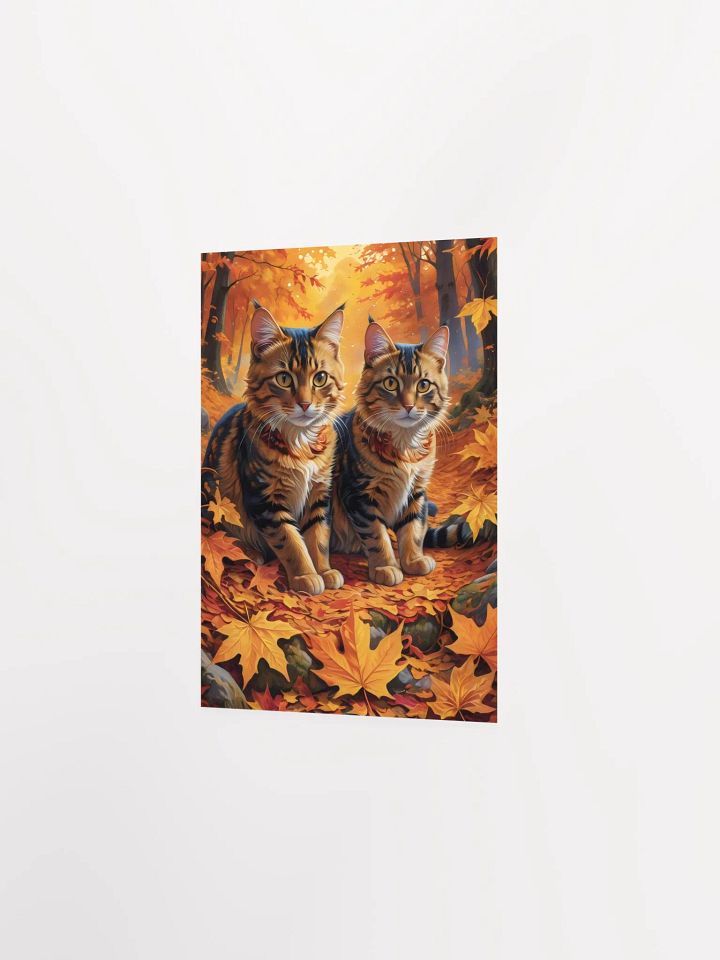 Autumn Feline Harmony Poster product image (5)