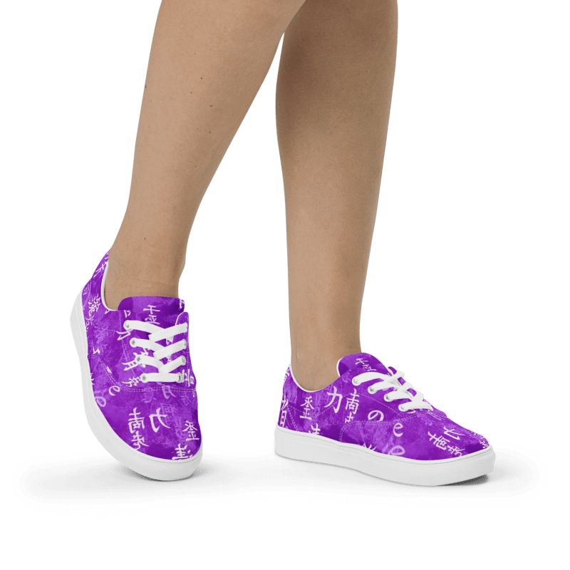 Ethereal Elegance: Japanese Character Lace-Up Shoes product image (2)