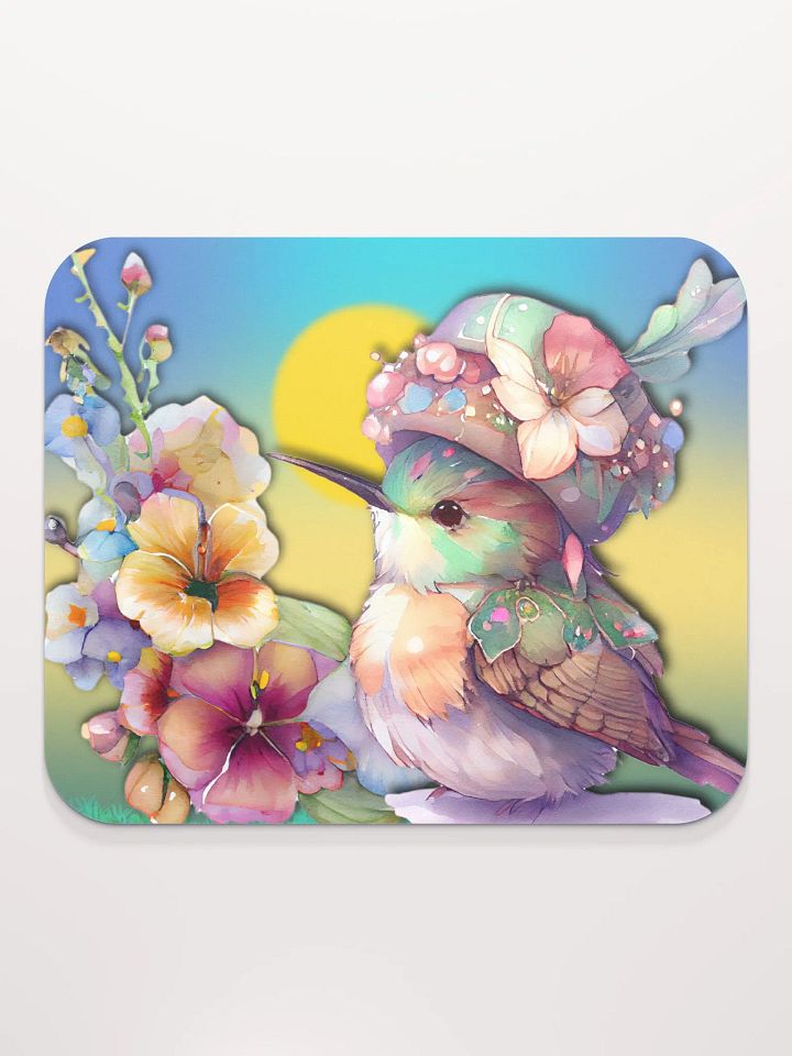 Fancy Bird Sitting in the Sun Mousepad product image (2)