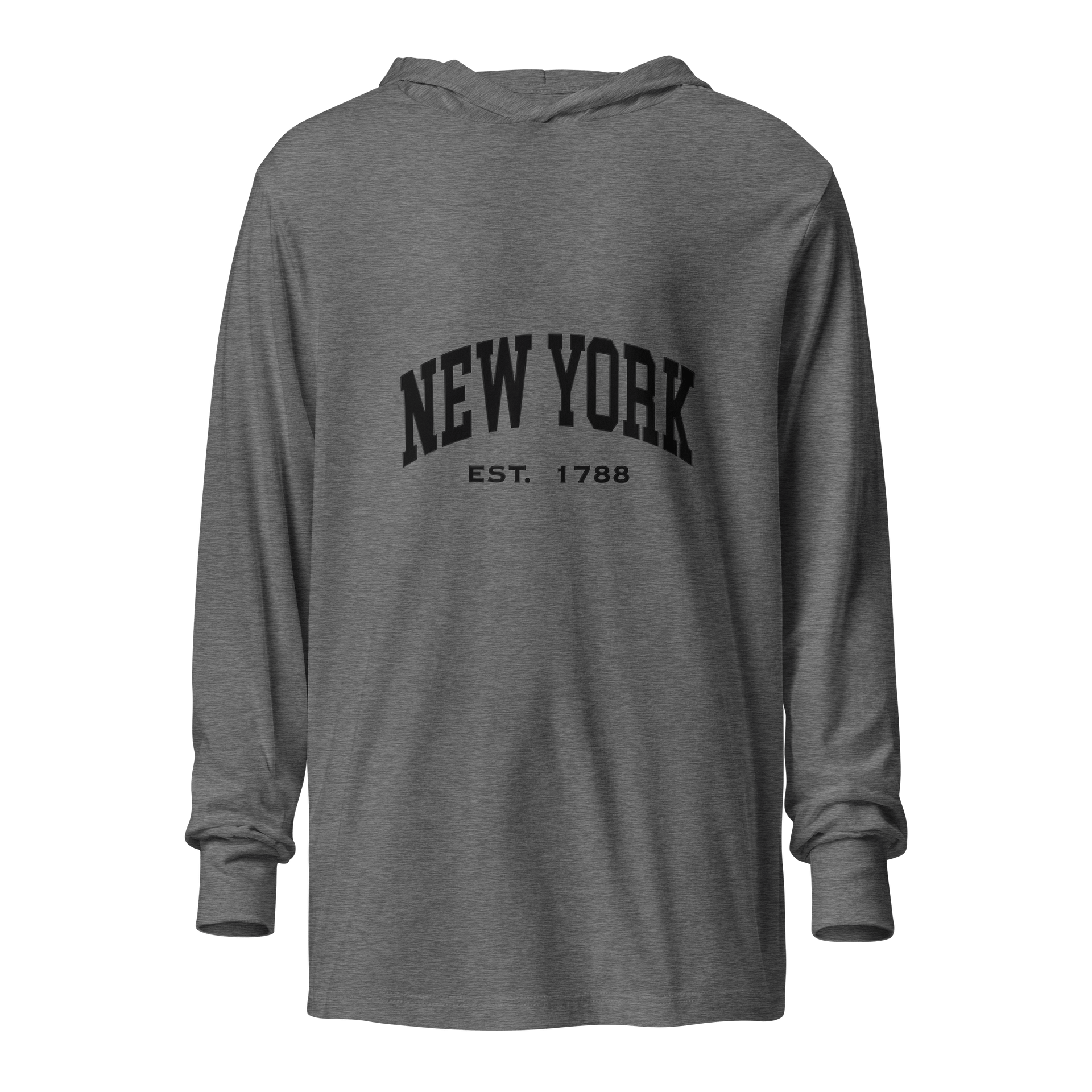 Woman Unisex Hooded Long Sleeve Tee product image (1)