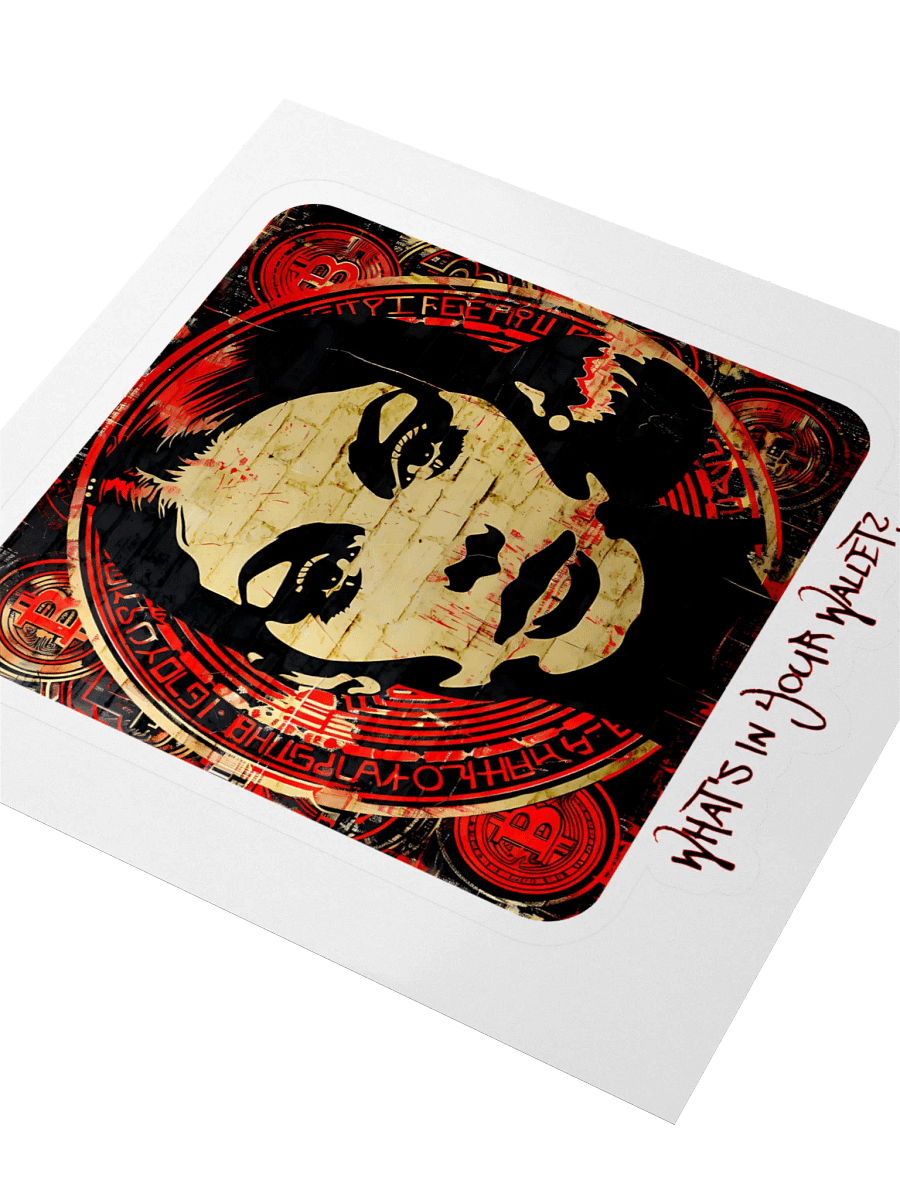 Bitcoin Beauty Kiss Cut Stickers product image (4)