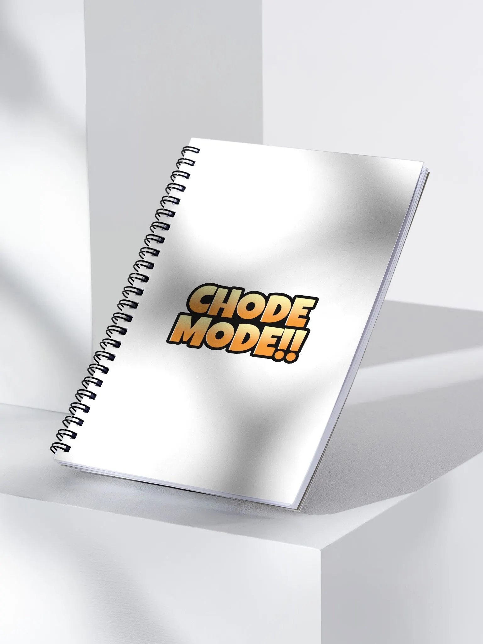 "Chode Mode" Notebook - Yellow product image (3)