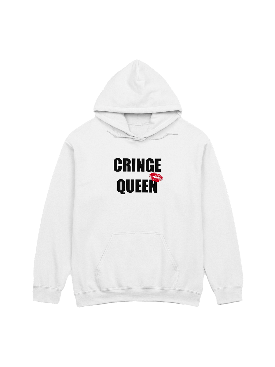Cringe Queen White Hoodie product image (1)