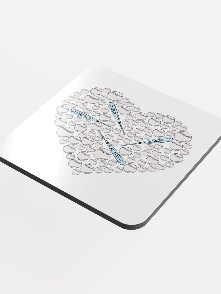 Pure Heart Baseball Coaster Set product image (1)