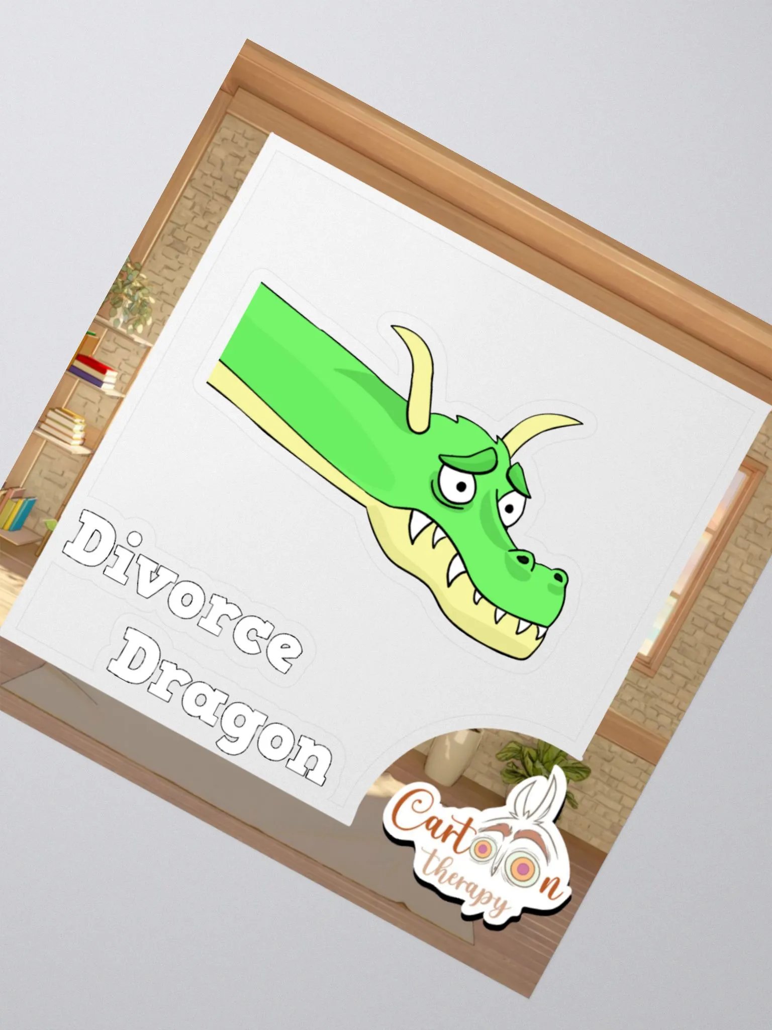 Divorce Dragon (Sticker Club) product image (2)