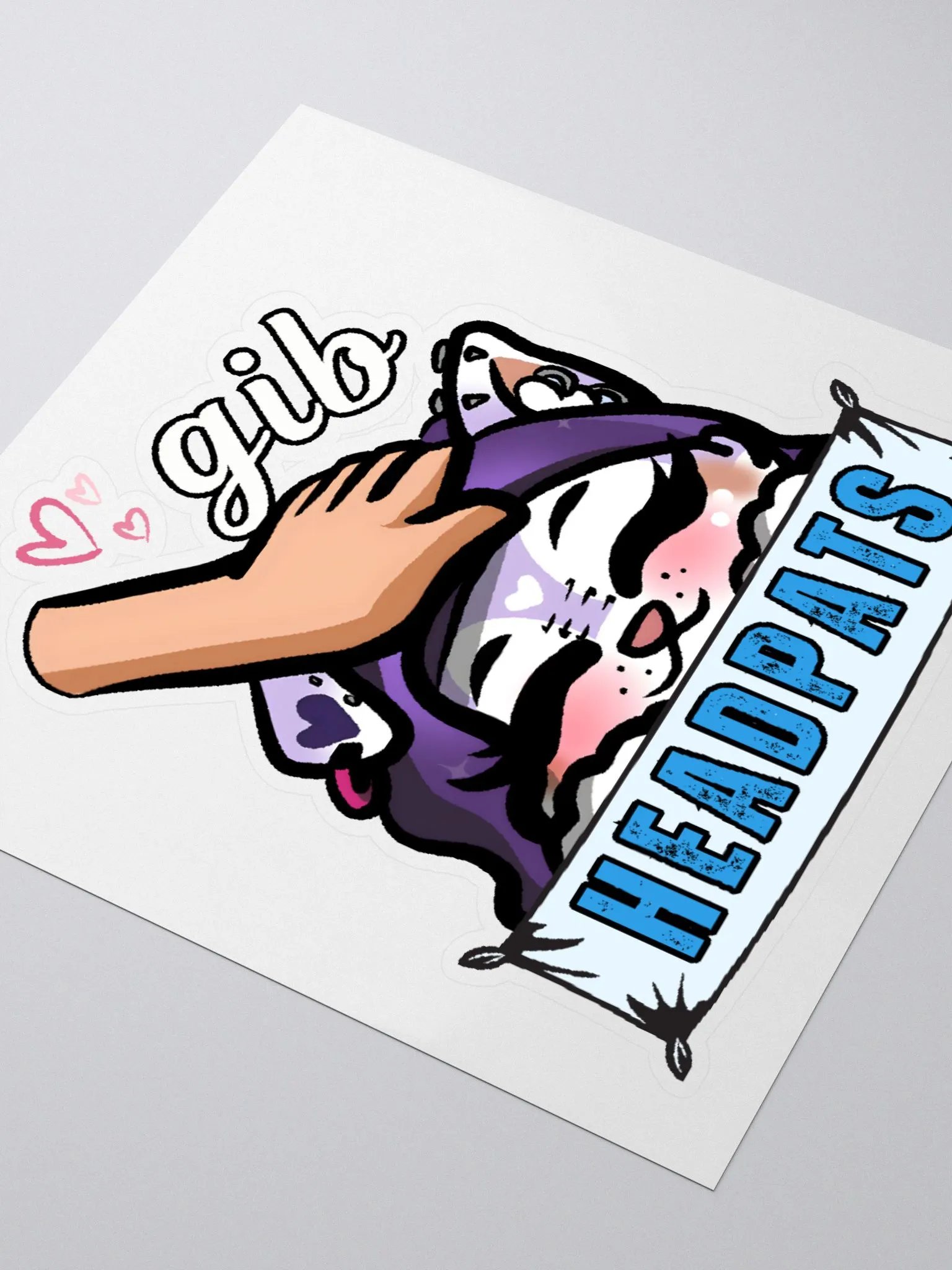 Gib Headpats Sticker product image (8)