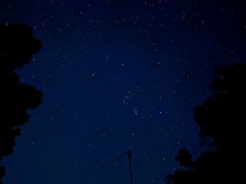 Woke up early to catch a satellite flyby. It was too faint for my phone camera, but the stars were perfect. I used to have to...