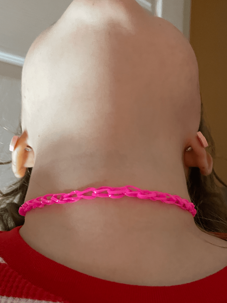 Pink Loom Choker product image (2)
