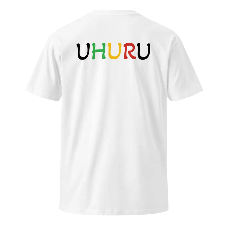 Uhuru - Men's White Colourful African Map Tee product image (3)