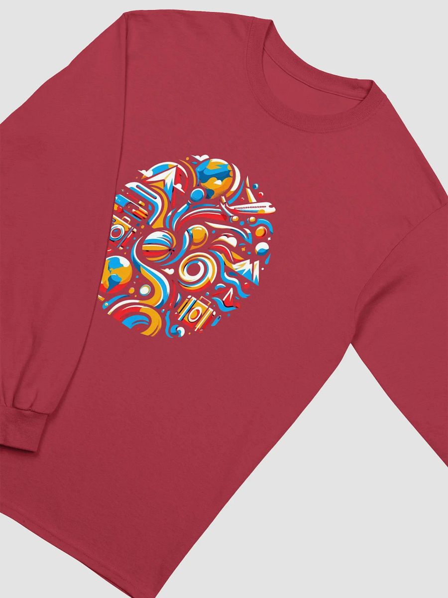 Gildan Ultra Cotton Long Sleeve T-Shirt | AI-Designed Symbols of Adventure product image (8)